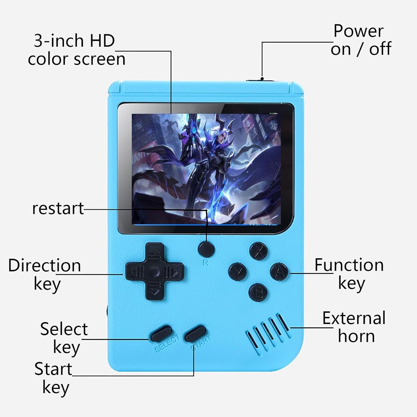 500-in-1 Palm Game Player