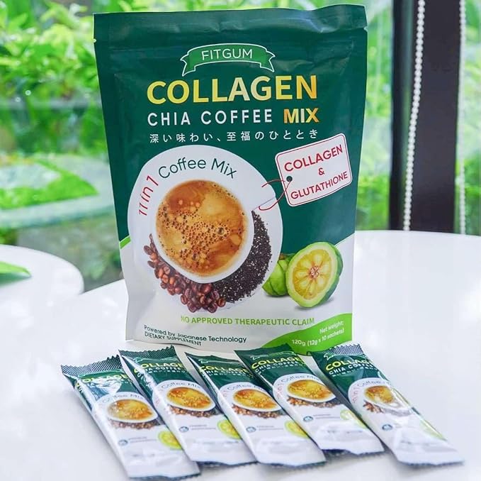 Fitgum - Collagen Chia Coffee Mix (Original)