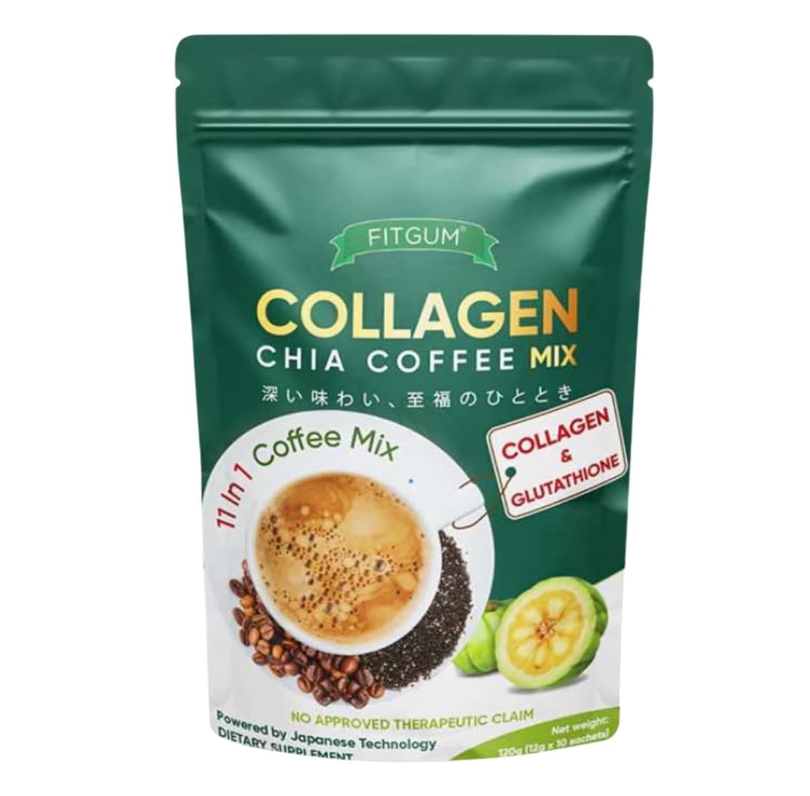 Fitgum - Collagen Chia Coffee Mix (Original)