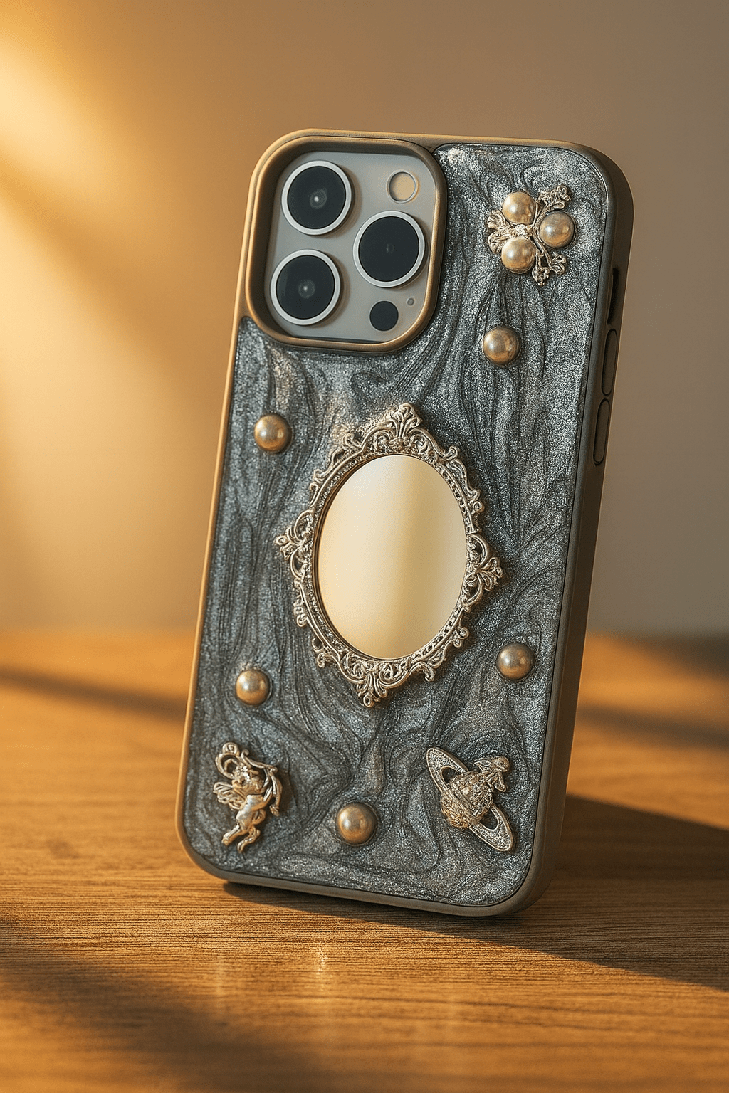Luxury Retro Mirror iPhone Case