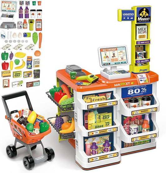 Supermarket Play Set for Kids
