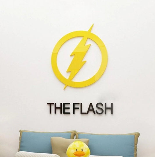 The Flash Acrylic Wall Art, Super Hero, Gift Idea