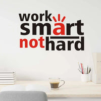 Work Smart Wall Art